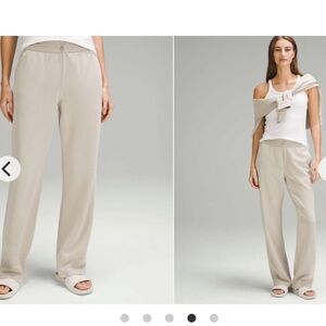 Lululemon Softstreme High-Rise Straight-Leg Pants Taupe Women’s Size 4 Soft